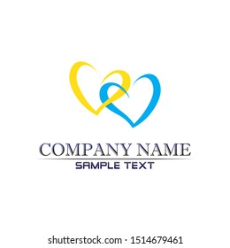 Vector Sign a mother adoption community and people care and couple