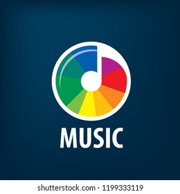 Vector sign music. Illustration of musical notes..