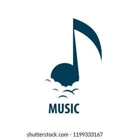 Vector sign music. Illustration of musical notes..