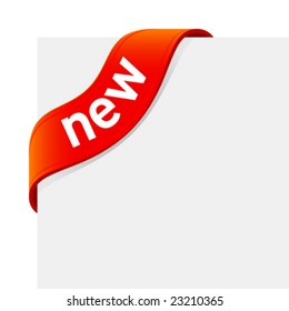 Vector sign "NEW"