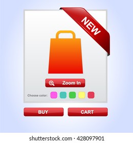 Vector sign "NEW"