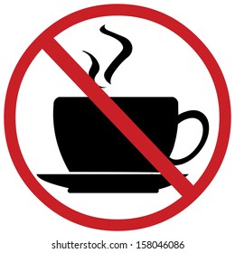vector sign: no eat