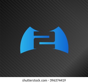 Vector sign number 2 logo

