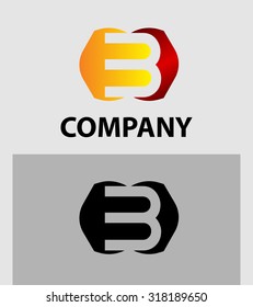 Vector sign number 3 logo 