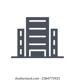 Vector sign of the office symbol isolated on a white background. icon color editable.