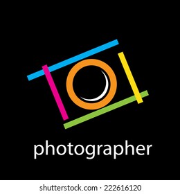 Vector sign photographer 