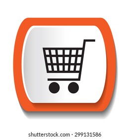 Vector sign with a picture of a wheelbarrow