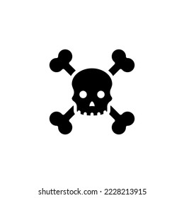 Vector sign of pirate symbol is isolated on a white background. vector illustration icon color editable.