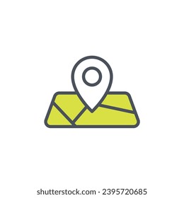 Vector sign of the placeholder symbol isolated on a white background. icon color editable.