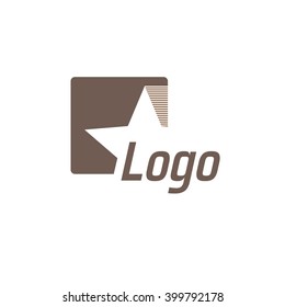 Vector of sign polyhedron / geometrical shape. Business icon for the company. Logo for Business / Packaging. Other companies. Vector illustration.