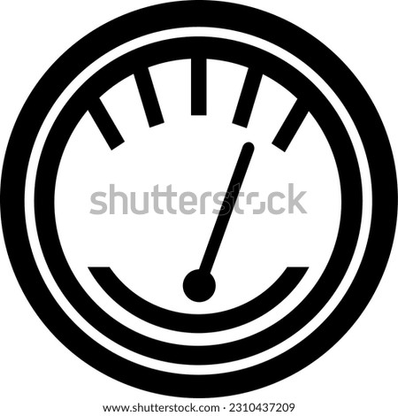 Vector sign for pressure gauge, meter, measurement