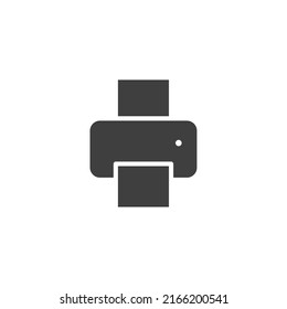 Vector sign of the printer symbol is isolated on a white background. printer icon color editable.