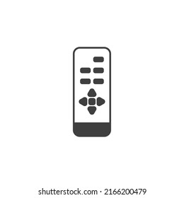 Das Vektorzeichen des Remote-Symbols ist einzeln auf weißem Hintergrund. entfernte Symbolfarbe editierbar.