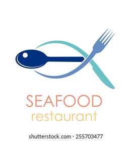 Vector Sign Seafood Restaurant