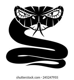 Vector sign. Snake.