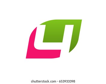 Vector sign spherical number 4
