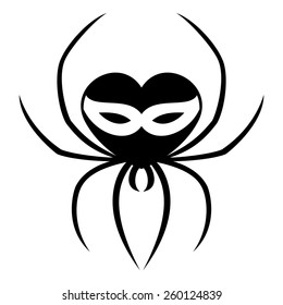 Vector sign. Spider.