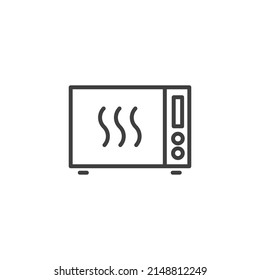 Vector sign of the Stove oven symbol is isolated on a white background. Stove oven icon color editable.