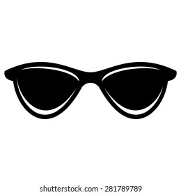 Vector sign. Sunglasses.