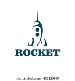 vector sign symbol rocket.