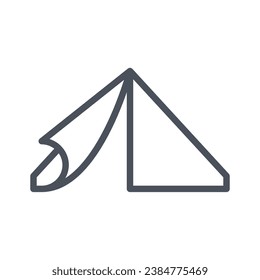 Signo vectorial del símbolo de la tienda aislado en un fondo blanco. color de icono modificable.