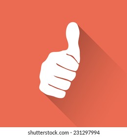 Vector sign thumb up