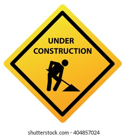 Vector Sign Under Construction Stock Vector (Royalty Free) 404857024 ...