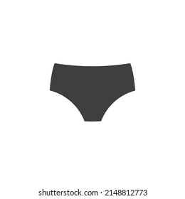 Vector sign of the underpant symbol is isolated on a white background. underpant icon color editable.