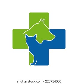 Vector sign Veterinary