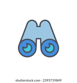 Vector sign of the view point symbol isolated on a white background. icon color editable.