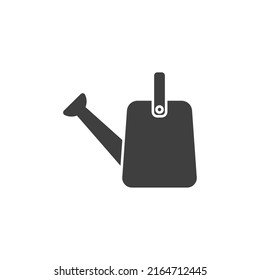 Vector sign of The watering can symbol is isolated on a white background. The watering can icon color editable.
