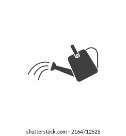 Vector sign of The watering can symbol is isolated on a white background. The watering can icon color editable.