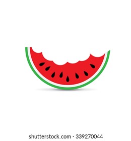 Vector sign watermelon, greengrocer