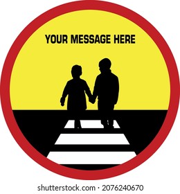 vector sign YOUR MESSAGE HERE