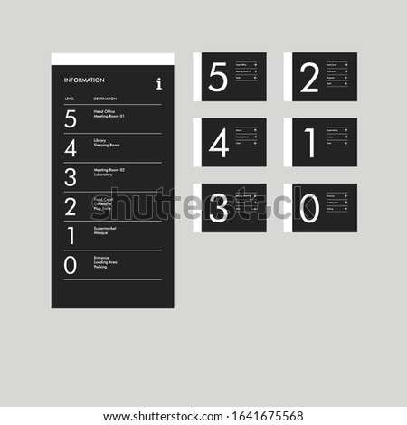 vector signage for company building