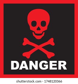 vector signage for danger sign