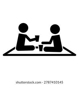 Vector signage for picnic area in public parks 