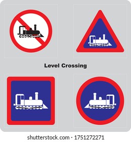 Level Crossing With Barrier Or Gate Ahead Images Stock Photos Vectors Shutterstock