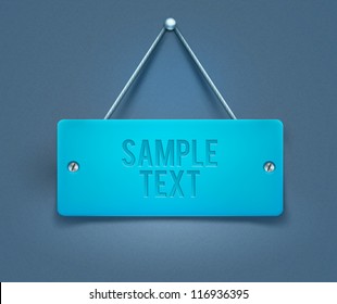 Vector signboard