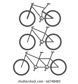 Vector signs of bicycles