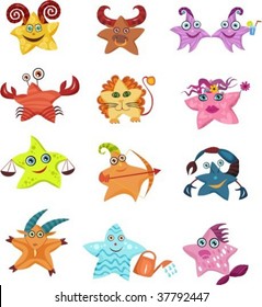 vector signs of zodiac