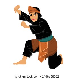  Pencak Silat Stock Vectors Images Vector Art Shutterstock