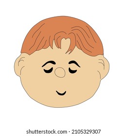 Vektorstille Emotion für Kinder