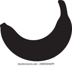 Una silueta de Vector de un plátano