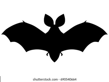 Vector Silhouette of bat