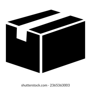 silueta vectorial, cartón, aislado en blanco
