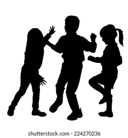 105,044 Kids playing silhouette Images, Stock Photos & Vectors ...