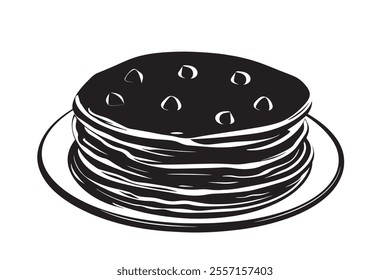vector silhouette of a Classic Chocolate