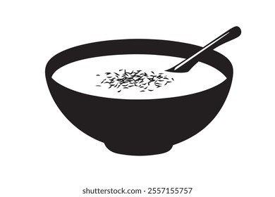 vector silhouette of a Classic Egg Drop