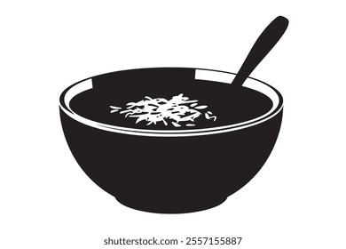 vector silhouette of a Classic Egg Drop